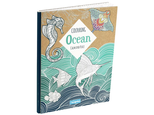 Livro para colorir - Colouring Calm and Peace – Ocean