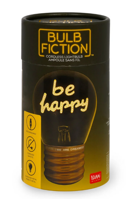 Candeeiro de mesa em forma de lâmpada Be happy Legami