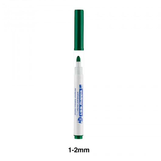 Marcador para quadro banco edding 661 Verde