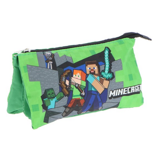 Estojo triplo Minecraft