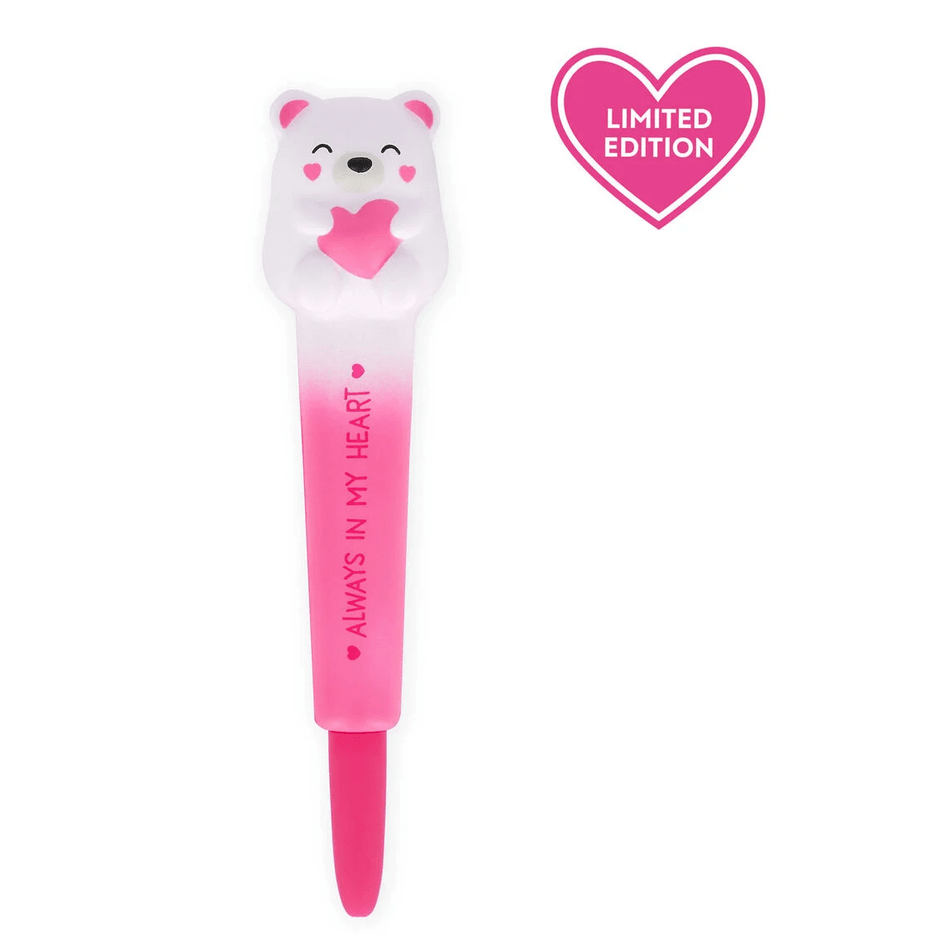 Caneta Gel Squishy Ursinho branco Legami