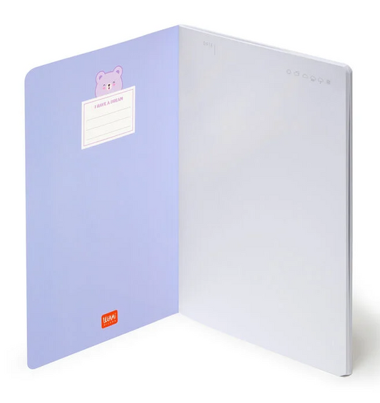 Caderno Legami A5 Liso - Teddy Bear