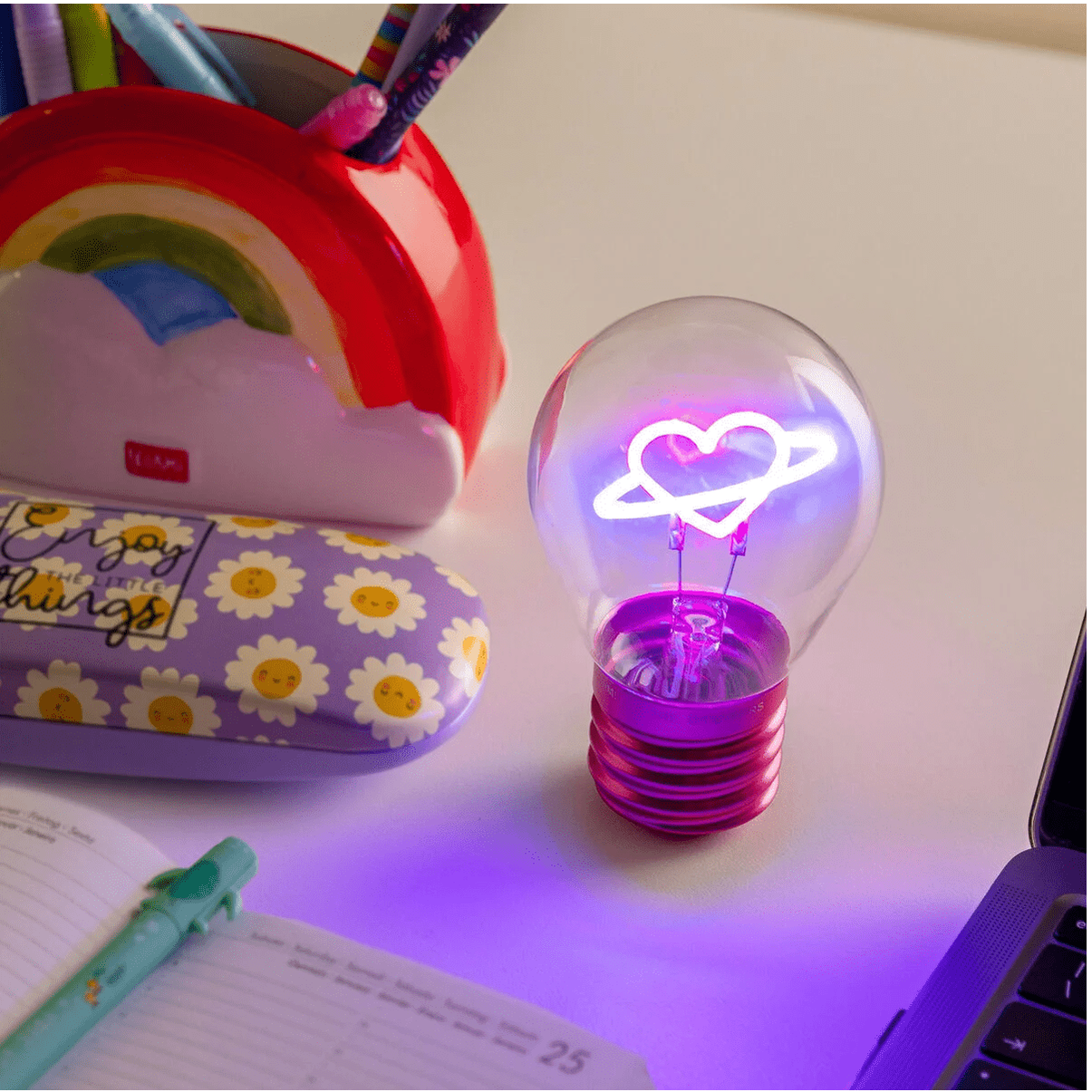 Candeeiro de mesa em formato de lâmpada - Bulb Fiction