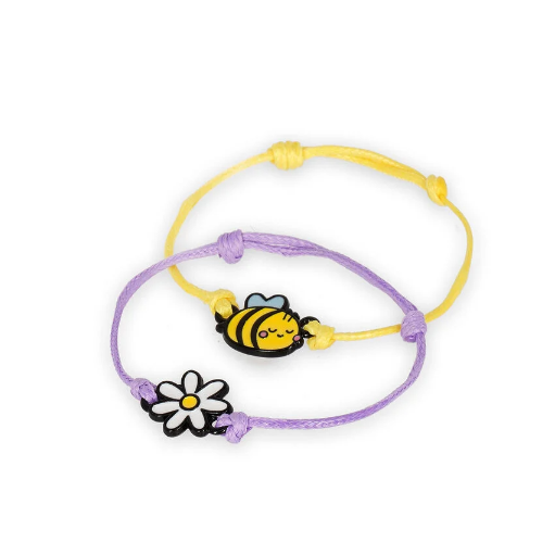 Conjunto de 2 pulseiras - Abelha/Margarida Legami