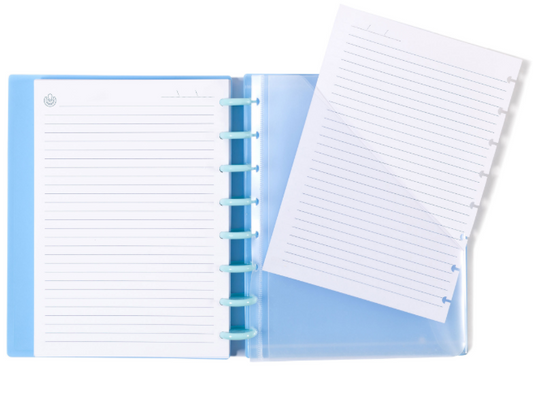Bolsa de Documentos A4 para Caderno Ingeniox Duplo PP Transparente