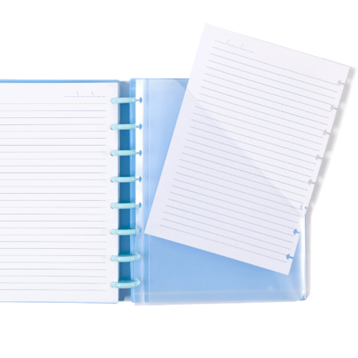 Bolsa de Documentos A4 para Caderno Ingeniox Duplo PP Transparente