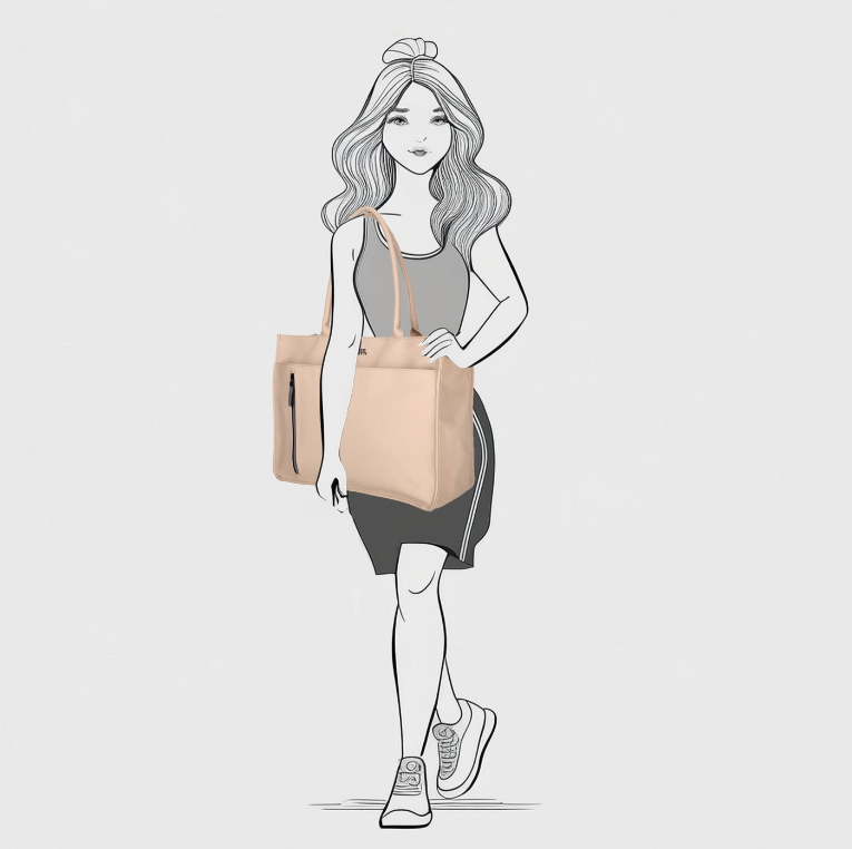 Carteira Impermeável Bergen Rosa Pastel Enrico Benetti C/ comp. 17"