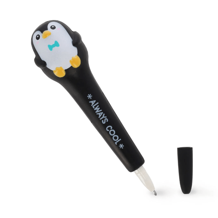 Caneta de gel anti stress Pinguim - Squeezies
