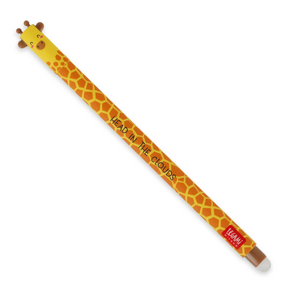Caneta apagável Girafa - Papelaria Encantada