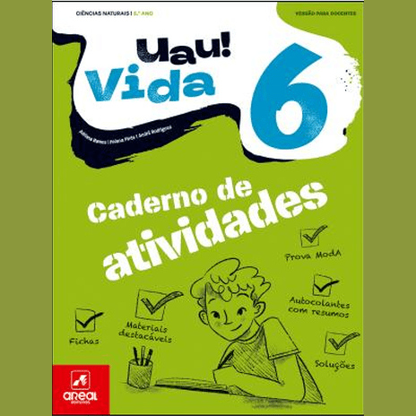 Caderno de Atividades - UAU! Vida 6 - Ciências Naturais - 6.º Ano