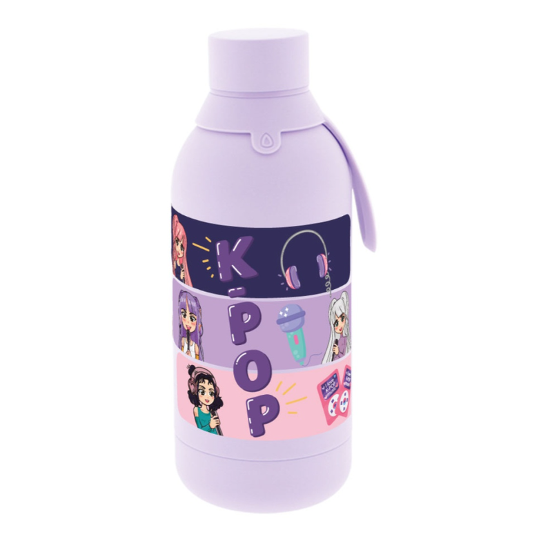 Garrafa térmica 500ml K-pop lilac