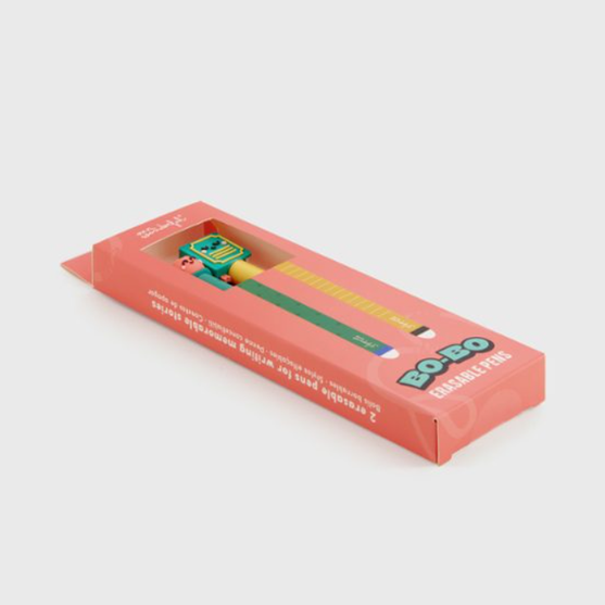 Conjunto de 2 Canetas Apagáveis Bo-Bo - Para Escrever Histórias Memoráveis Mr. Wonderful Sant Jordi