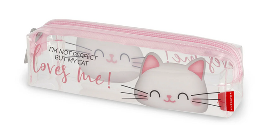 Estojo transparente legami Gato