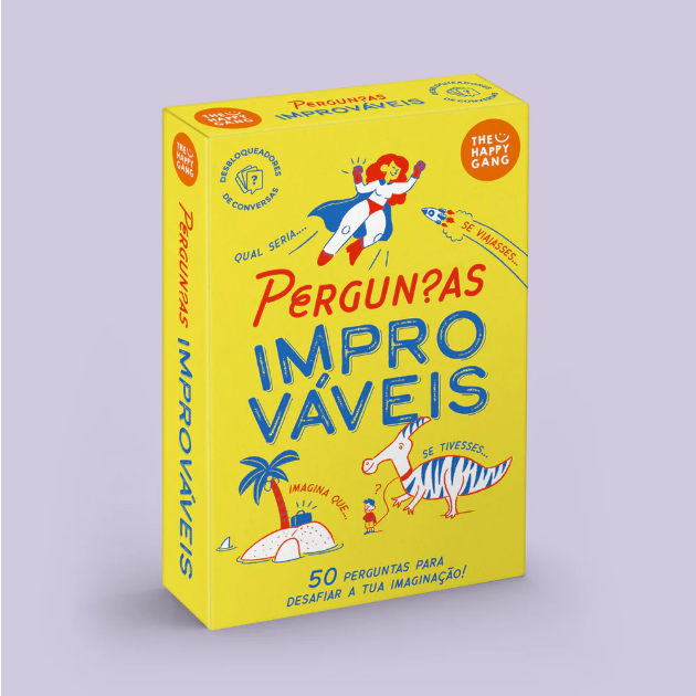 Desbloqueadores de conversa - Perguntas Improváveis - The Happy Gang