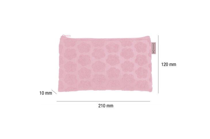 Estojo Retangular Miquelrius Pano Peluche Boho Essence - Rosa