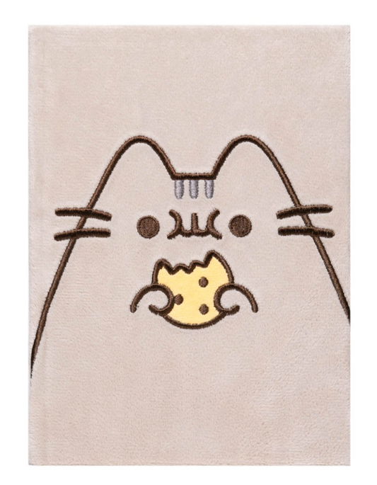 CADERNO PREMIUM A5 COM CAPA DE PELÚCIA PUSHEEN FOODIE COLLECTION