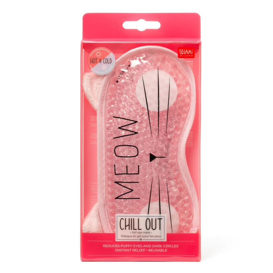 Máscara de Gel para Olhos Gato - Relaxante - Legami