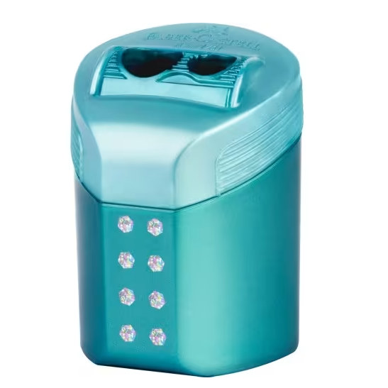 Afia Dupla RollOn Sparkle Azul oceano Faber-castell