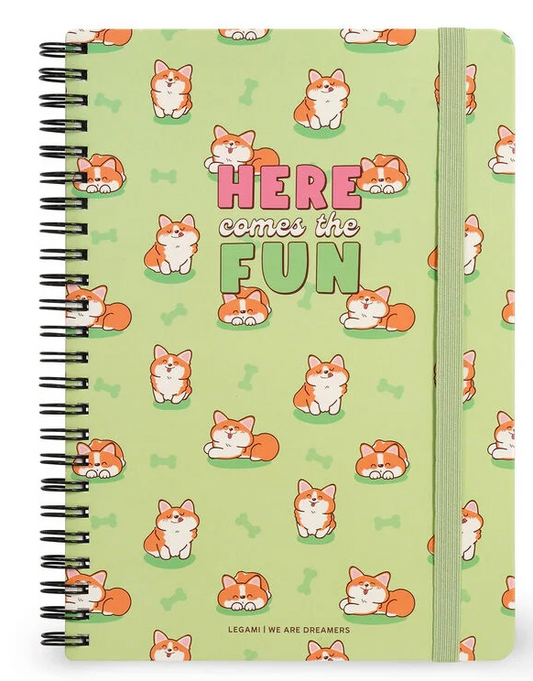Caderno Legami A5 Espiral linhas - Corgi