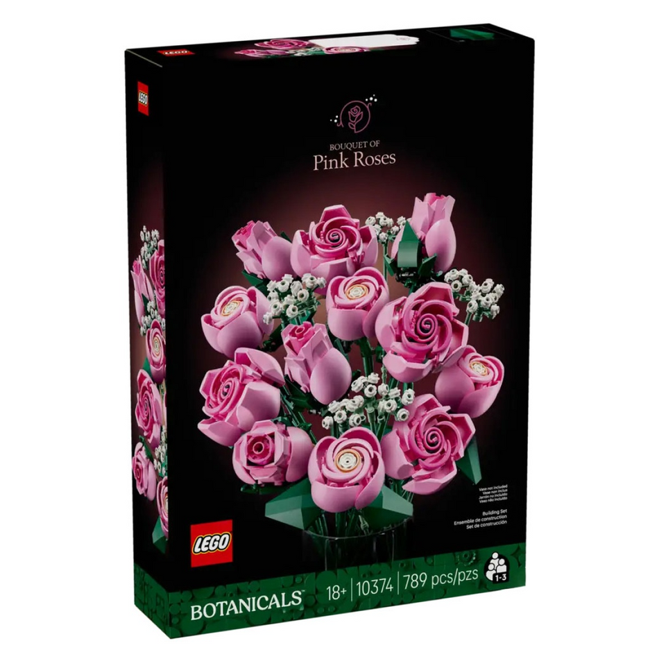 LEGO Botanical Collection Buquê de rosas cor-de-rosa 10374