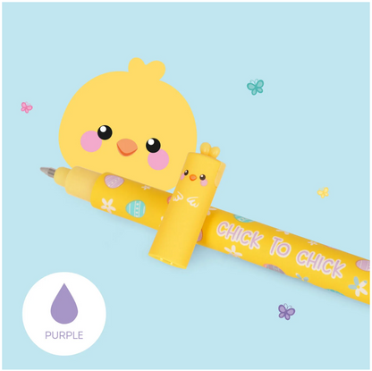 Conjunto de 2 canetas apagáveis hoopy easter