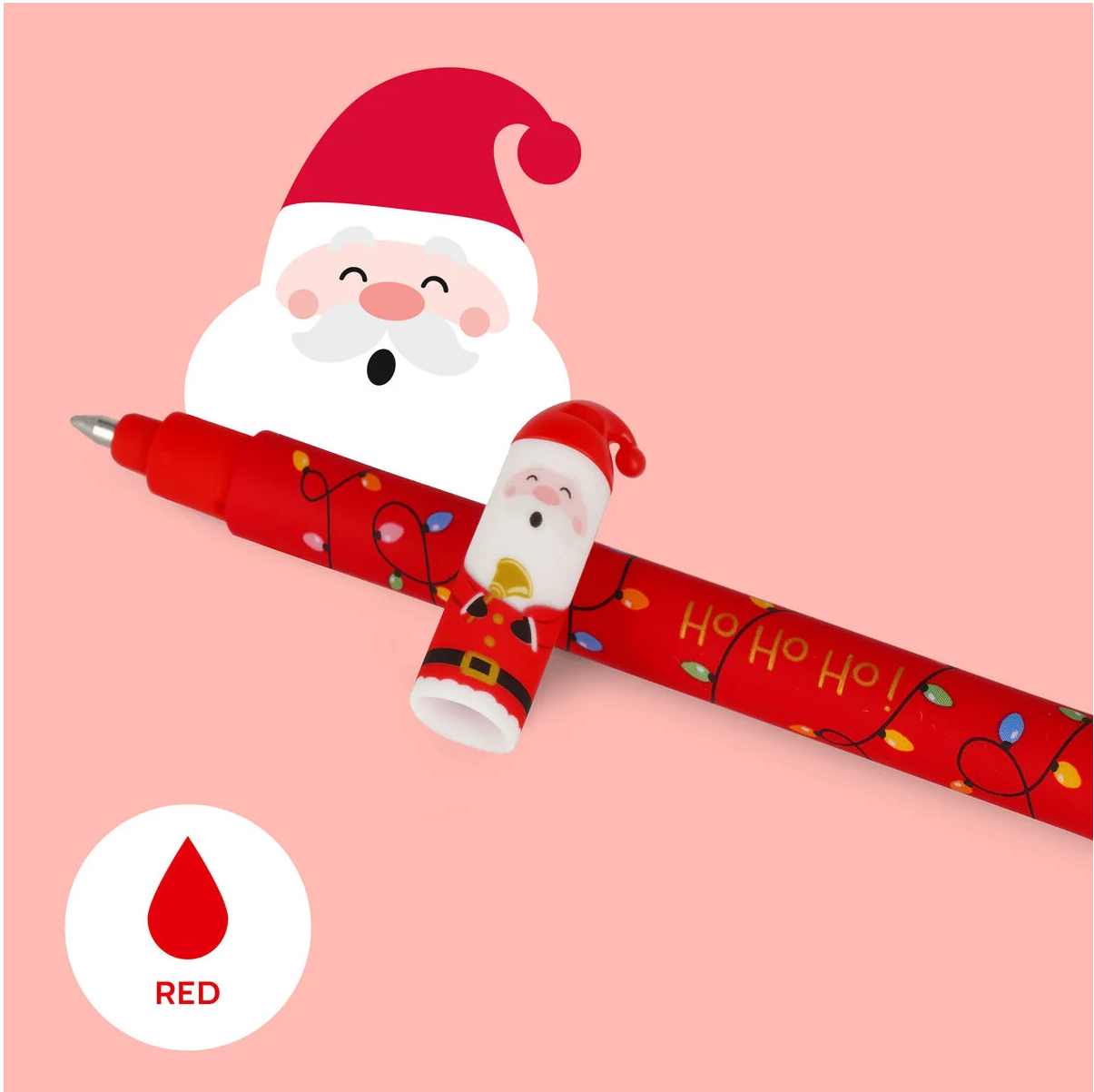 Conjunto 3 canetas Legami apagáveis Natal