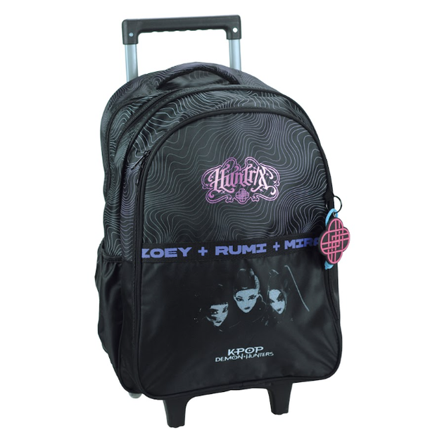 Conjunto Kpop Preto - Trolley+Lancheira+Estojo