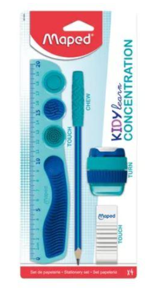 Conjunto de Escrita 4 Peças Kidy'Learn Concentration