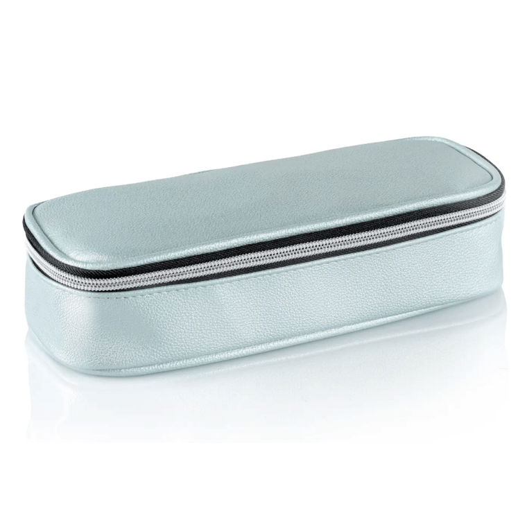 Estojo Oval Verde água brihante