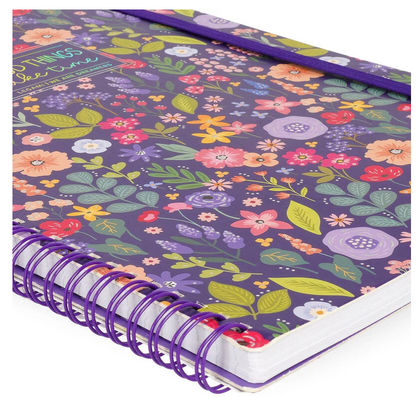 Caderno A4 Legami Espiral Maxi - Flowers