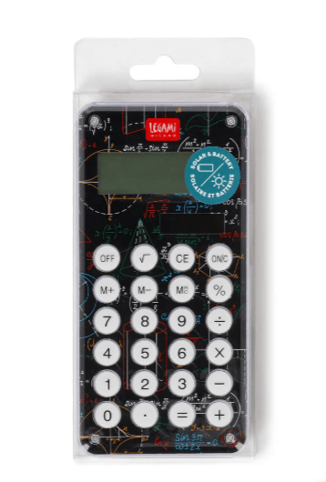 Calculadora Genius Incompreendida com Labirinto no Verso - Calcoolator Legami