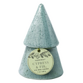 Vela Perfumada Paddywax Cypress & Fir 198 g — Árvore de Natal White Stacked Tree