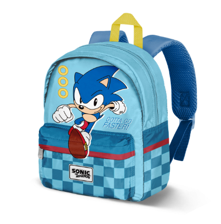 Mochila pré-escolar Joy Sonic Faster Disney