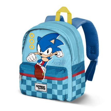 Mochila pré-escolar Joy Sonic Faster Disney