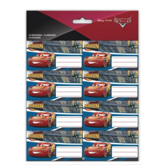 Etiquetas Identificativas Cars