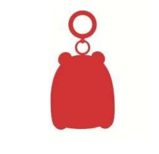 Porta-chaves de peluche Joaninha - Pequeno e super macio!