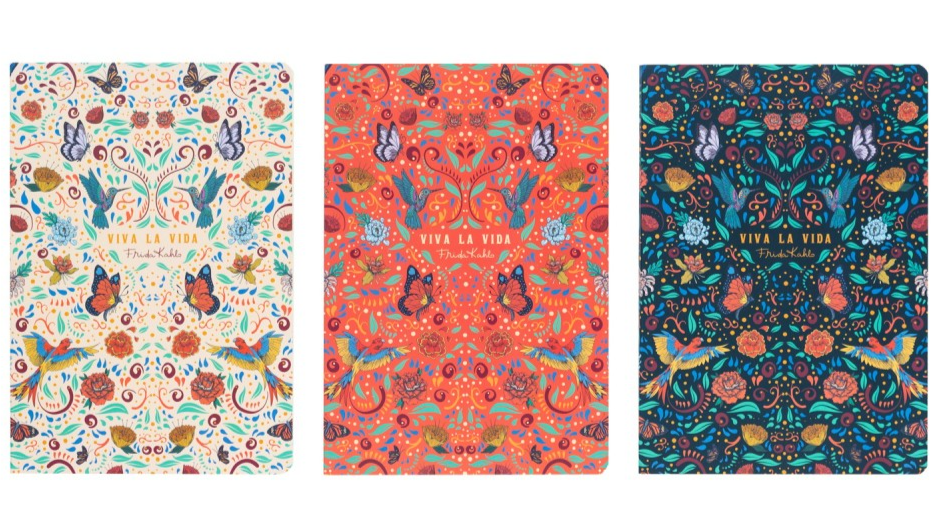 PACK 3 CADERNOS A5 FRIDA KAHLO VIVA LA VIDA