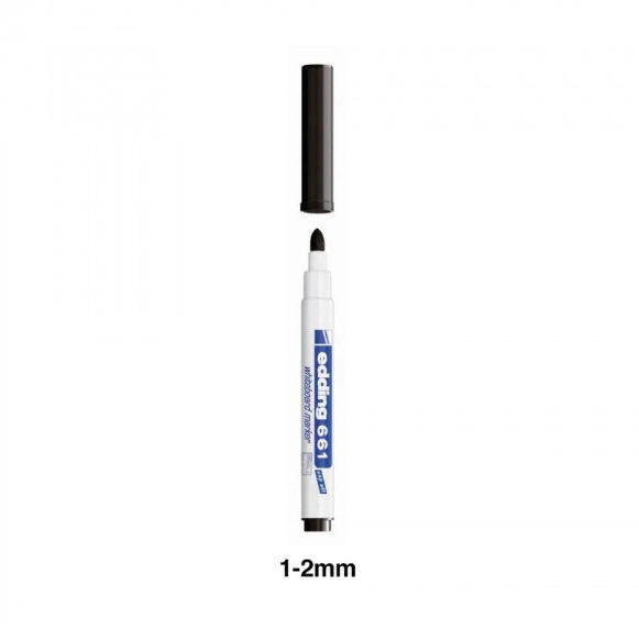Marcador para quadro banco edding 661 Preto