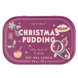 Vela Perfumada em Lata Paddywax Bistro Christmas Pudding 127 g — Frutos e Especiarias