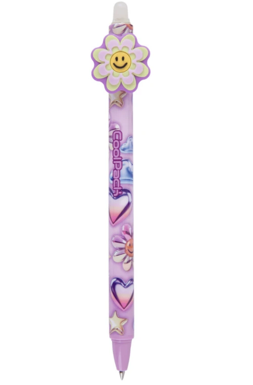 Caneta Apagável Cool Pack Flor Smile