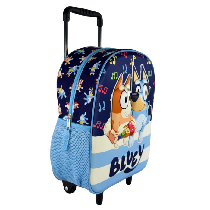 Trolley pré-escolar 3D Bluey Azul