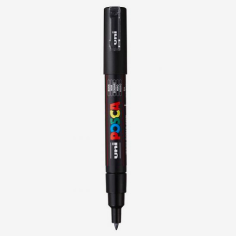 Marcador Uni Posca 1M Preto 24