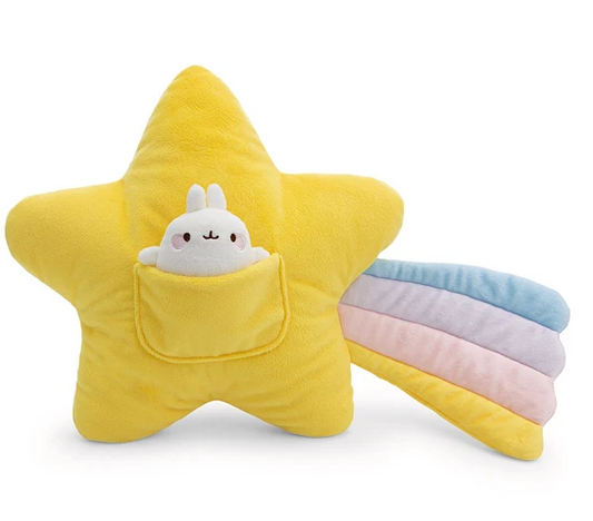 Nici - Molang 2 | Almofada Molang c/ estrela-cadente, 40X28cm