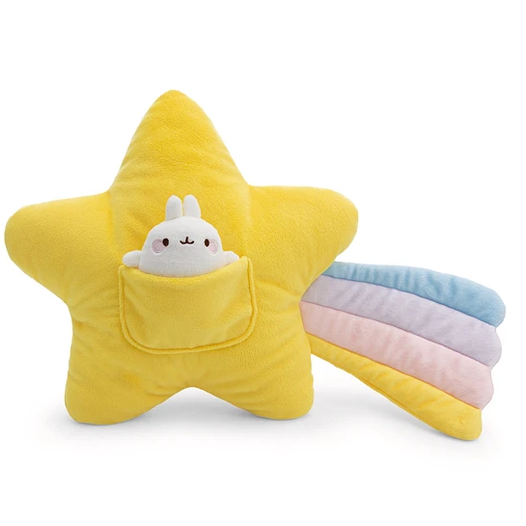 Almofada Molang c/ estrela-cadente, 40X28cm Nici