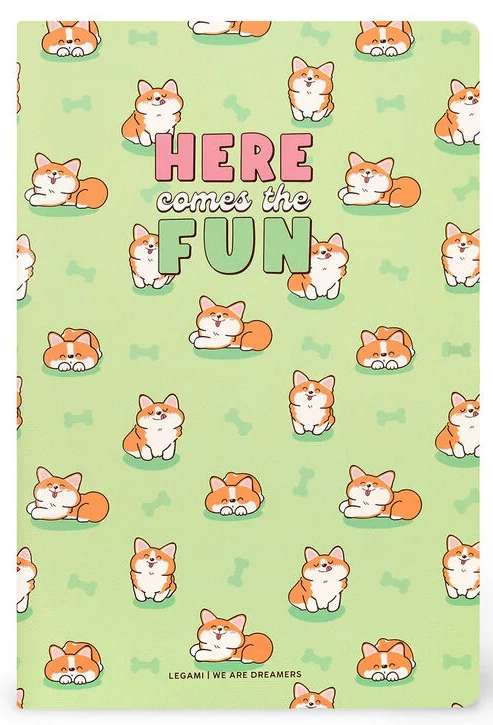 Caderno Legami A5 Liso - Corgi