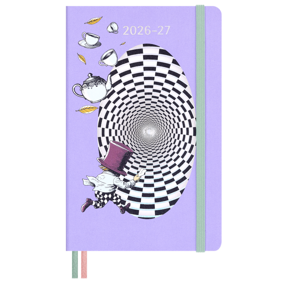 Agenda Moleskine 26/27 de 18 meses Alice no Pais das maravilhas