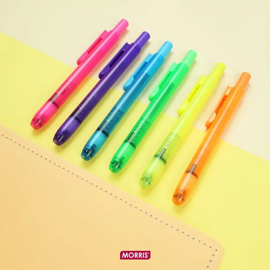 Sublinhador fluorescente JustClick Amarelo