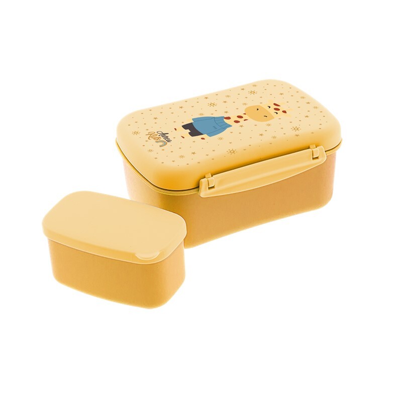 Sanduicheira hermética com placa de refrigeração Aurea Kids - Girafa