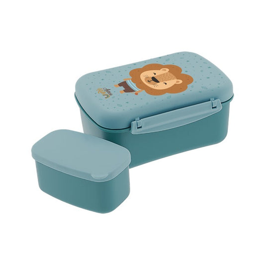 Sanduicheira hermética com placa de refrigeração Aurea Kids - Leão