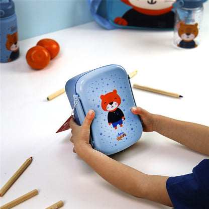 Sanduicheira hermética com placa de refrigeração Aurea Kids - Tigre